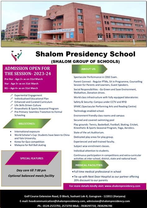 Best CBSE School in Gurugram | Top 5 CBSE School in Gurgaon | Shalom Presidency School