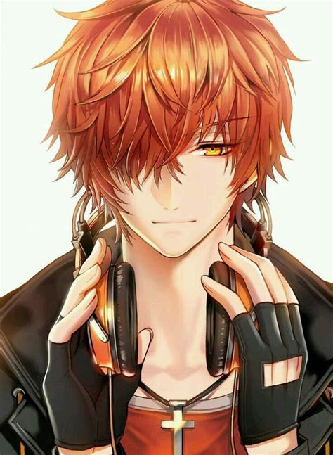 Pin By Josh Rios On Animes Brown Hair Anime Boy Red Hair Anime Guy