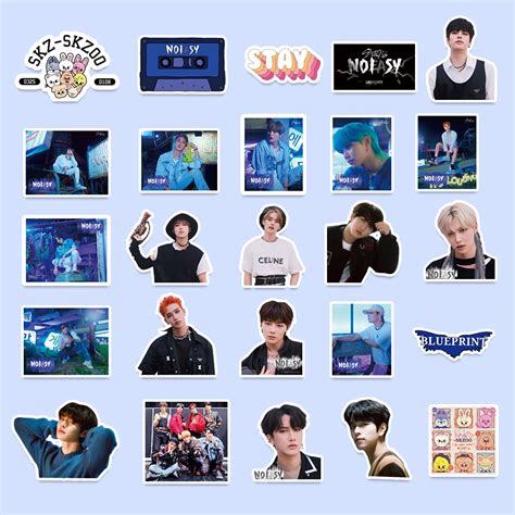 Kpop Stray Kids Stickers 96Pcs Stray Kids NOEASY New Album Sticker Pack Cute StrayKids Cartoon ...