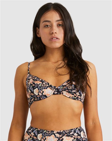 Billabong Hideaway Hippie Nova D Dd Bra Bikini Top Black Surfstitch