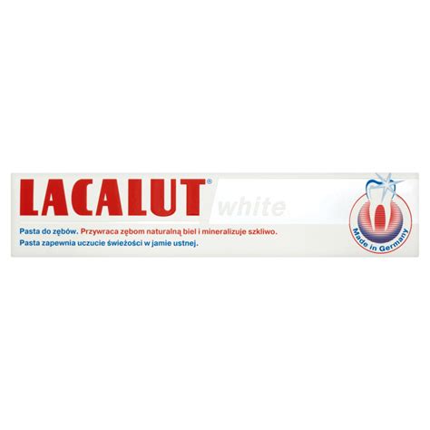 Lacalut white Pasta do zębów 75 ml Supermarket Internetowy