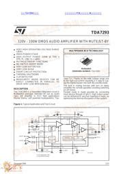 Tda Datasheet Pdf St Microelectronics Aipcba