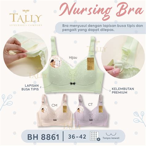 Jual Tally Bra Bh Ibu Menyusui Penekan Lemak Tanpa Kawat