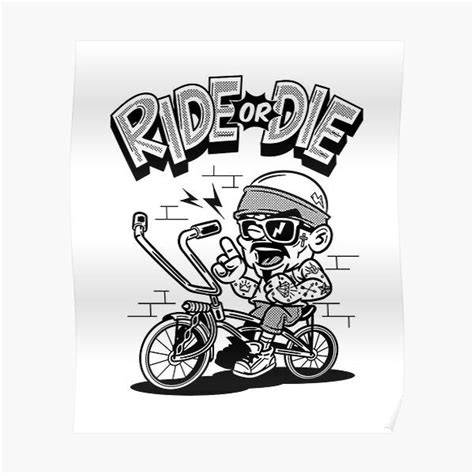 RIDE OR DIE Premium Matte Vertical Poster sold by Verene | SKU 42303556 ...