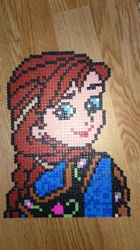 Princess Anna Frozen Hama Perler Beads B Gelperlen B Gelperlen