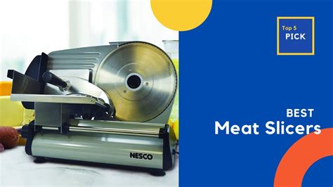 Best Meat Slicers 2023 Top 5 Meat Slicers Review YouTube