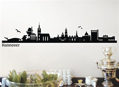 Wandtattoo Wandsticker Wandaufkleber Skyline M Nchen Dortmund K Ln