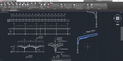 File cad bản vẽ mái che ô tô xe máy bãi xe ngoài trời