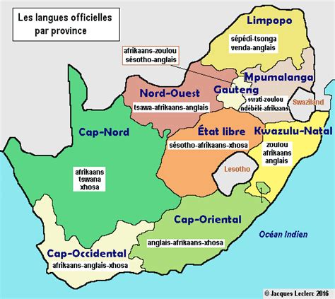 Les Langues Officielles Afrique Du Sud