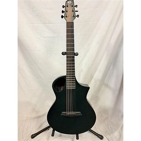 Used Composite Acoustics Cargo Travel Acoustic Electric Guitar Green