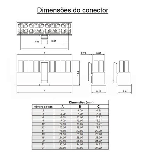 Conector Micro Fit Macho E F Mea Vias Terminais Kits Mercadolivre