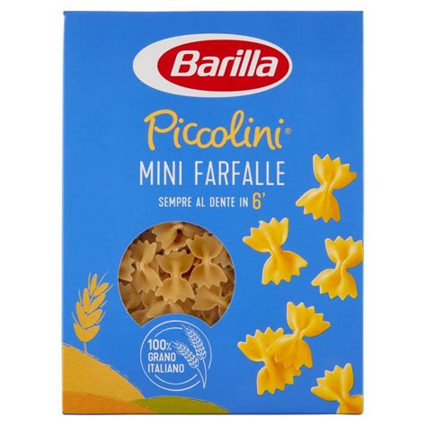 Barilla Pasta Piccolini Mini Farfalle Grano Italiano Everli