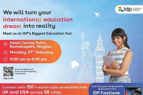 Nagpurs Biggest Education Fair By Idp Education On February The