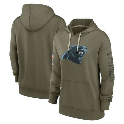 Womens Carolina Panthers Nike Olive 2022 Salute To Service Performance