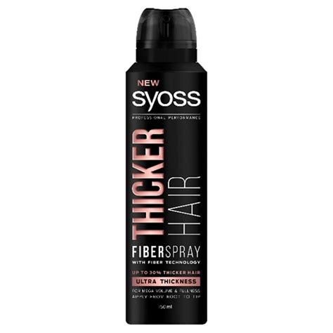 Syoss Thicker Hair Fiber Spray Do W Os W Pogrubiaj Cy I Zwi Kszaj Cy