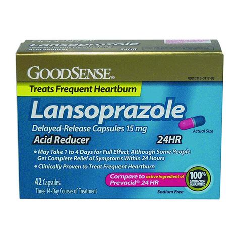 Lansoprazole Capsule, 15 mg (42 Count) - MAR-J Medical Supply, Inc.