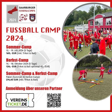 Saarburger Fußballcamps 2024 TuS Fortuna 1884 Saarburg e V