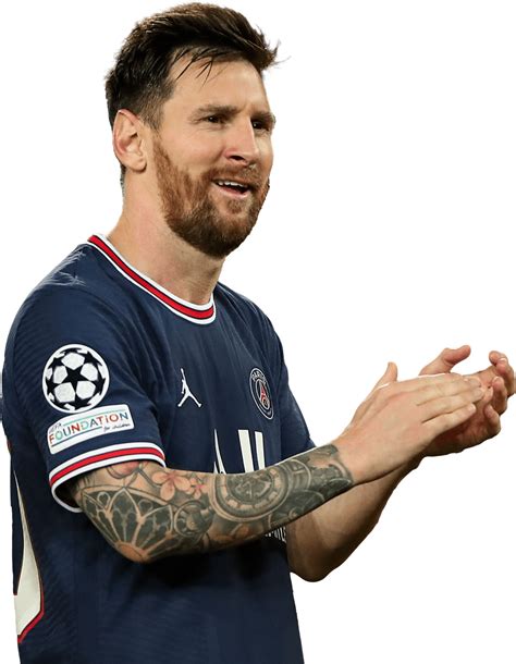 Lionel Messi Paris Saint Germain Football Render Footyrenders