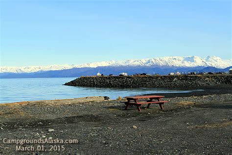 Homer Fishing Lagoon Campground, Homer Spit Alaska