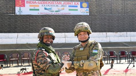 Armies Of India And Uzbekistan Conduct Exercise Dustlik In Pithoragarh