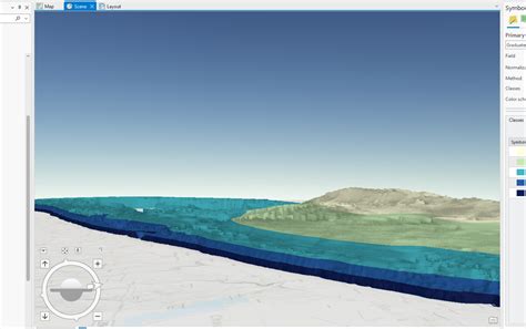 arcgis pro - Displaying lake contours as depth rather than elevation ...