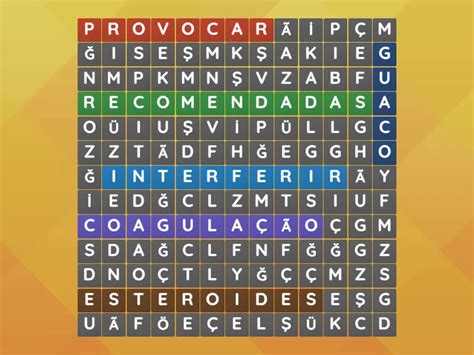 Palavras Aleatórias Para Brincar - palavras aleatorias - Sopa de letras
