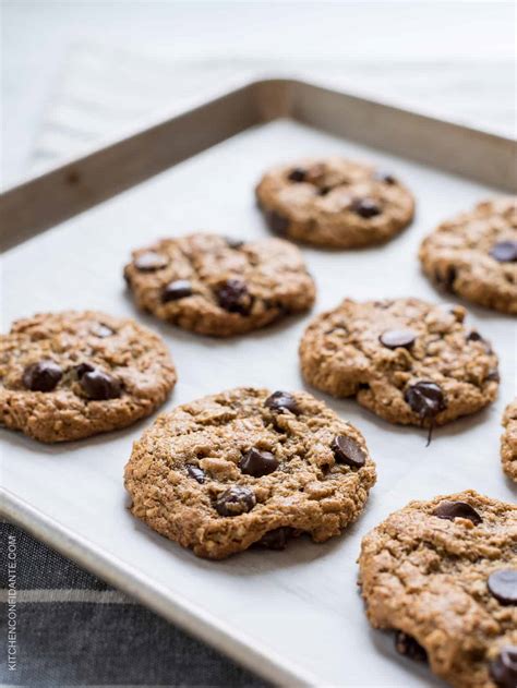 Almond Butter Oatmeal Cookies Gluten Free Dairy Free Kitchen