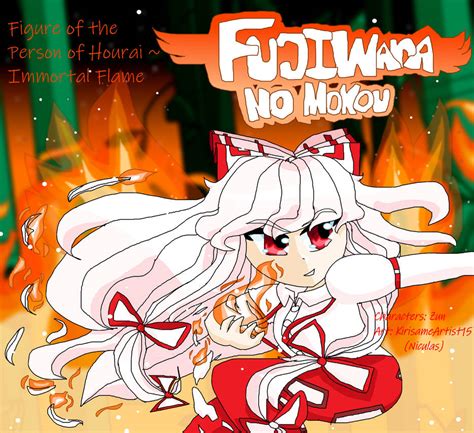 Fujiwara No Mokou Imperishable Night By Boredartist15 On Deviantart