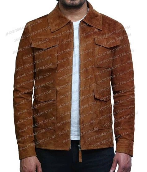 Jensen Ackles Big Sky Beau Arlen Brown Suede Jacket Jackets Masters