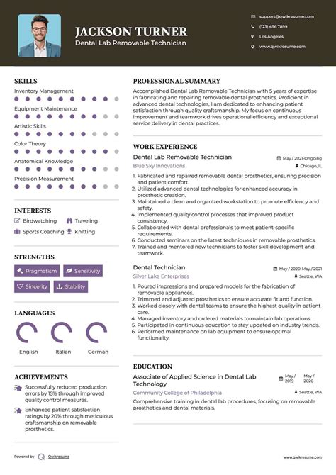 10+ Dental Technician Resume Samples & Templates for 2025