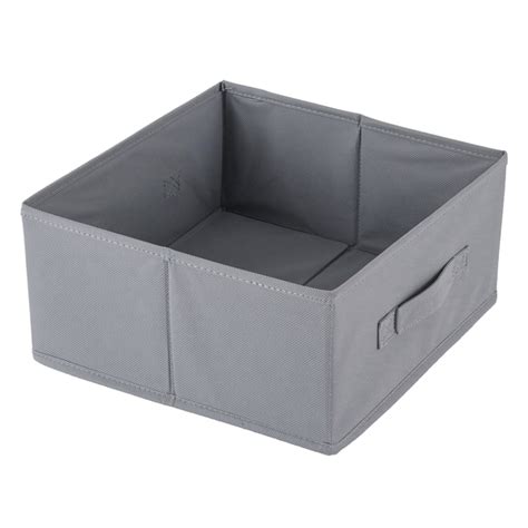 Cesto Organizador TNT Granit 15x31x31cm Spaceo KUB Leroy Merlin