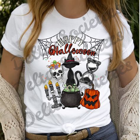 Black Cat Png Skul Png Halloween Png Spooky Png Autum Digital Art