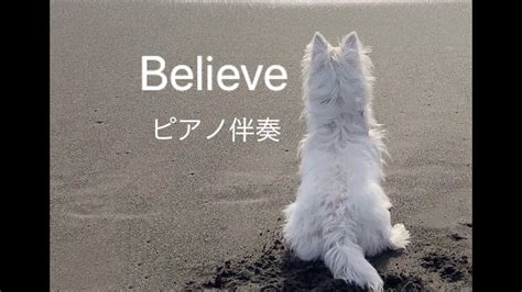 合唱曲 Believe ビリーブ ピアノ伴奏 歌詞付き Youtube