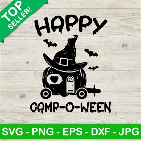 Happy Camp O Ween Svg Halloween Camping Svg Camping Funny Svg