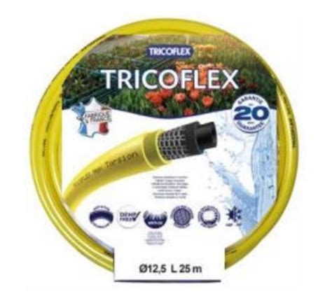 Tuyau D Arrosage Jaune Diam Tre Mm Longueur M Tricoflex