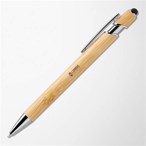 Custom Engraved Bamboo Alpha Stylus Pen Pens