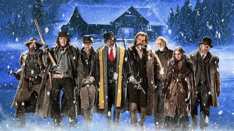 Samuel L. Jackson, Jennifer Jason Leigh, Walton Goggins, Kurt Russell, The Hateful Eight ...