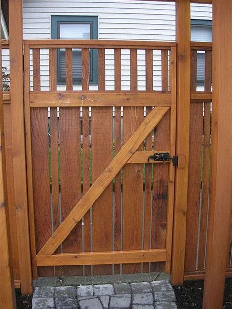 Cedar Fence Front Gate Ideas This Is Just A Place To Start Wooden