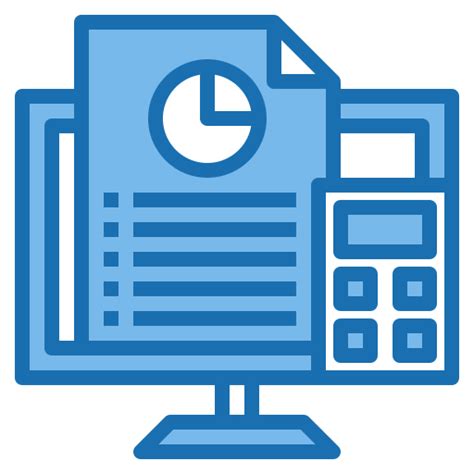 Accounting Phatplus Blue Icon