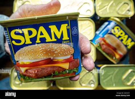 spam cans  res stock photography  images alamy
