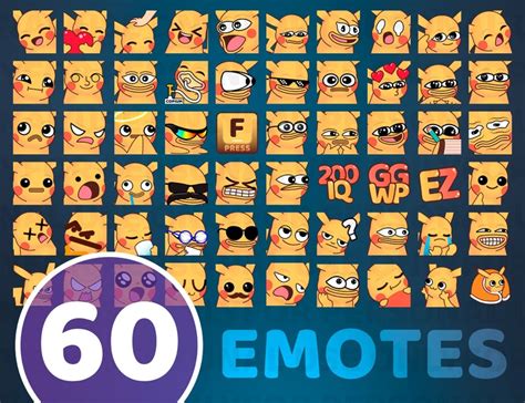 X Pikachu X Pokemon Emotes Emotes Sub Badges Twitch Youtube