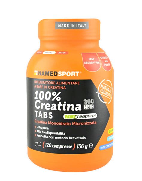 100 Creatina Tabs By NAMED SPORT 120 Tablets 16 33