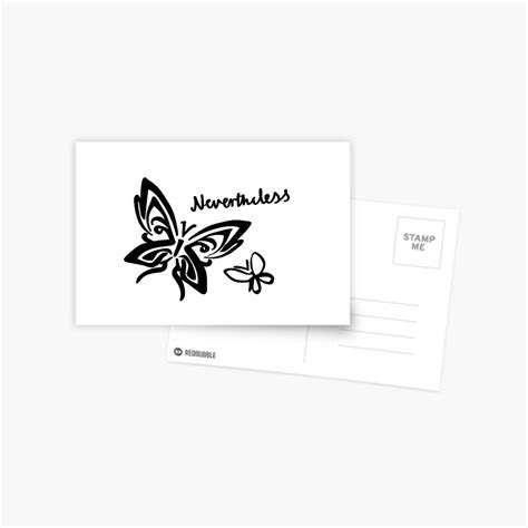 Nevertheless Kdrama Tattoos Butterfly Yu Nabi Park Jaeon Postcard By