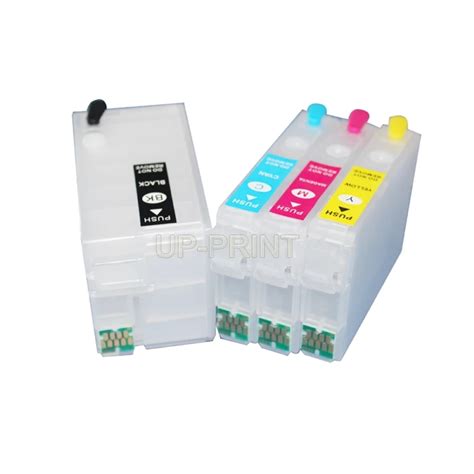 Up Sets T T Xl Refillable Ink Cartridge Compatible For Epson