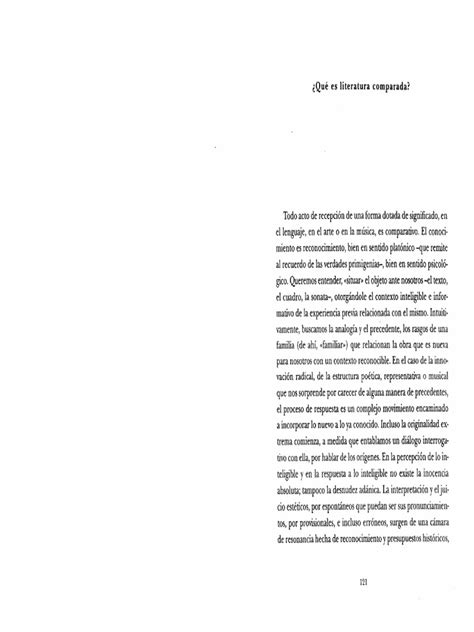 PDF G Steiner Qué Es La Literatura Comparada DOKUMEN TIPS