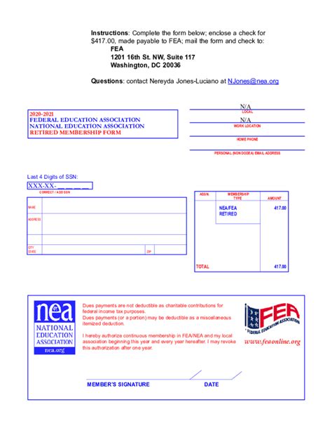 Fillable Online Instructions Complete The Form Below Enclose A Check