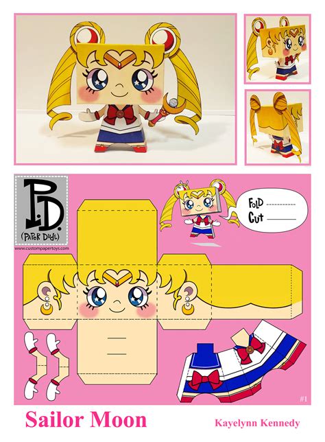 Sailor Moon Paper Project On Behance