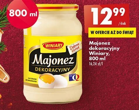 Promocja Majonez Dekoracyjny Winiary W Biedronka