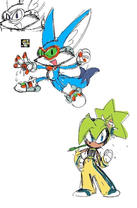 Surge The Tenrec Concept Art R Sonicarchive