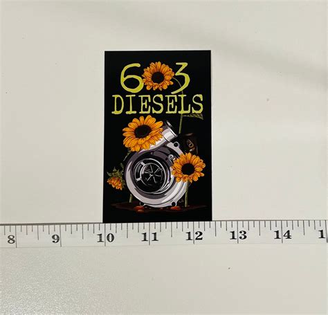 Sunflower Turbo Sticker 603 Diesels